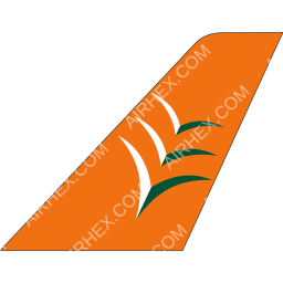 Ibom Air Tailfin logo (dark)