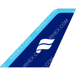 Icelandair Tailfin logo (dark)