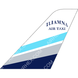 Iliamna Air Taxi Tailfin logo (dark)