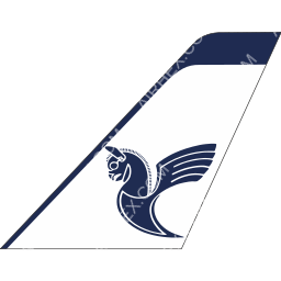 Iran Air Tailfin logo (dark)