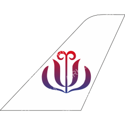 JC International Airlines Tailfin logo (dark)