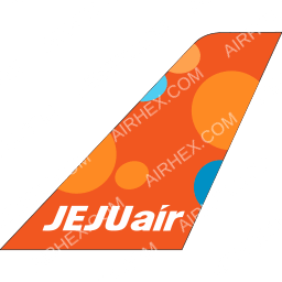 Jeju Air Tailfin logo (dark)