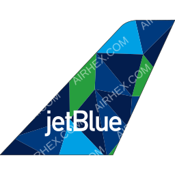 jetBlue Tailfin logo (dark)