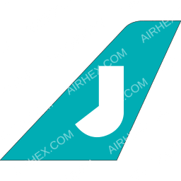JetSky Airways Tailfin logo (dark)
