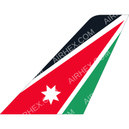 Jordan Aviation Tailfin logo (dark)