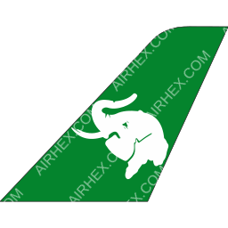 Karinou Airlines Tailfin logo (dark)