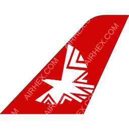 LAM Mozambique Airlines Tailfin logo (dark)