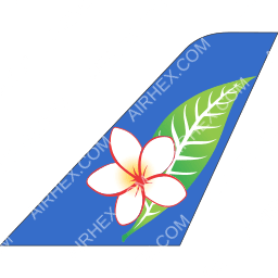 Lao Airlines Tailfin logo (dark)