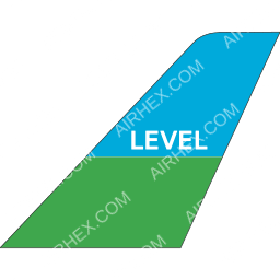 Level Tailfin logo (dark)