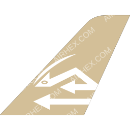 Libyan Airlines Tailfin logo (dark)