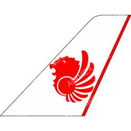Lion Air Tailfin logo (dark)