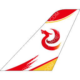 LongJiang Airlines Tailfin logo (dark)