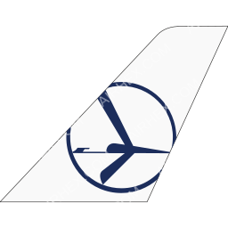 LOT Polish Tailfin logo (dark)