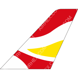 Lucky Air Tailfin logo (dark)