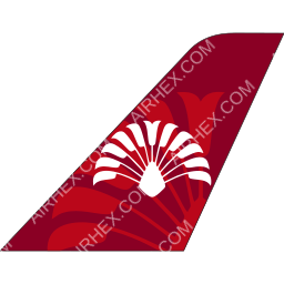 Madagascar Airlines Tailfin logo (dark)