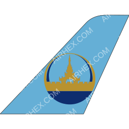 Mann Yadanarpon Airlines Tailfin logo (dark)