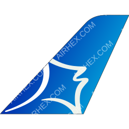 Manta Air Tailfin logo (dark)
