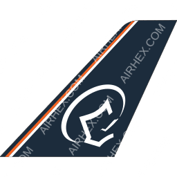 Maroomba Airlines Tailfin logo (dark)