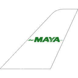 Maya Island Air Tailfin logo (dark)