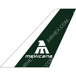 Mexicana de Aviacion Tailfin logo (dark)