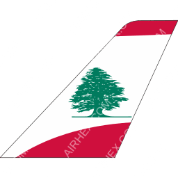 Middle East Airlines Tailfin logo (dark)