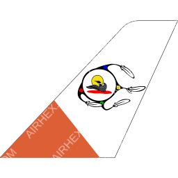 Missinippi Airways Tailfin logo (dark)