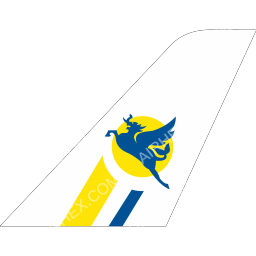 Myanmar Airways International Tailfin logo (dark)