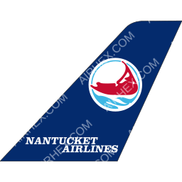 Nantucket Airlines Tailfin logo (dark)