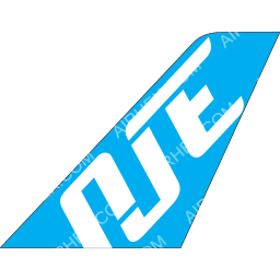 National Jet Express Tailfin logo (dark)