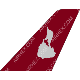 New England Airlines Tailfin logo (dark)