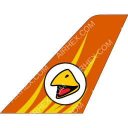 Nok Air Tailfin logo (dark)