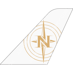 Nolinor Aviation Tailfin logo (dark)