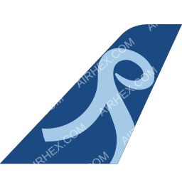 Norse Atlantic Airways Tailfin logo (dark)