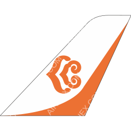 Okay Airways Tailfin logo (dark)