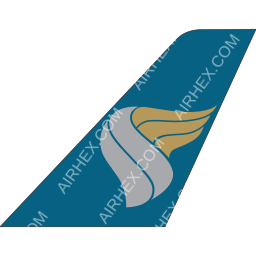 Oman Air Tailfin logo (dark)