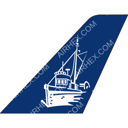 Pacific Coastal Airlines Tailfin logo (dark)