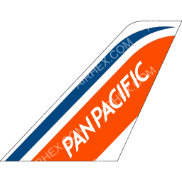 Pan Pacific Airlines Tailfin logo