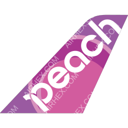 Peach Tailfin logo (dark)