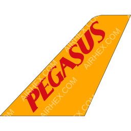Pegasus Airlines Tailfin logo (dark)