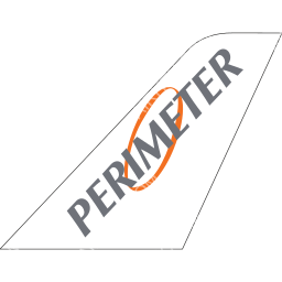Perimeter Aviation Tailfin logo (dark)