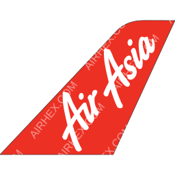 Philippines AirAsia Tailfin logo (dark)