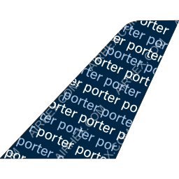 Porter Airlines Canada Tailfin logo (dark)