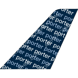 Porter Airlines Tailfin logo (dark)
