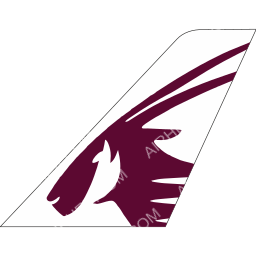 Qatar Airways Tailfin logo (dark)