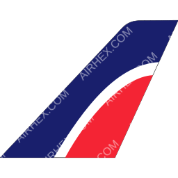 Red Air Tailfin logo (dark)