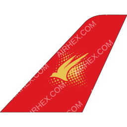 Regent Airways Tailfin logo (dark)