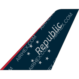 Republic Airways Tailfin logo (dark)