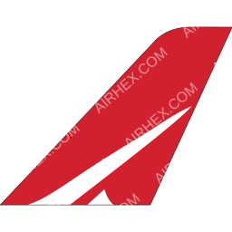 Royal Flight Tailfin logo (dark)