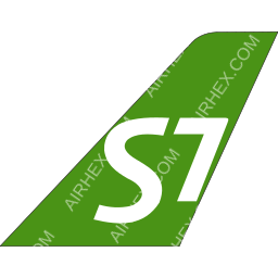 S7 Airlines Tailfin logo (dark)