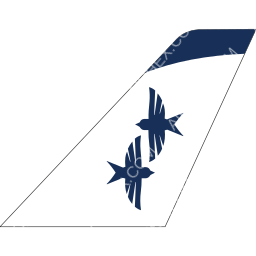 SeaPort Airlines Tailfin logo (dark)